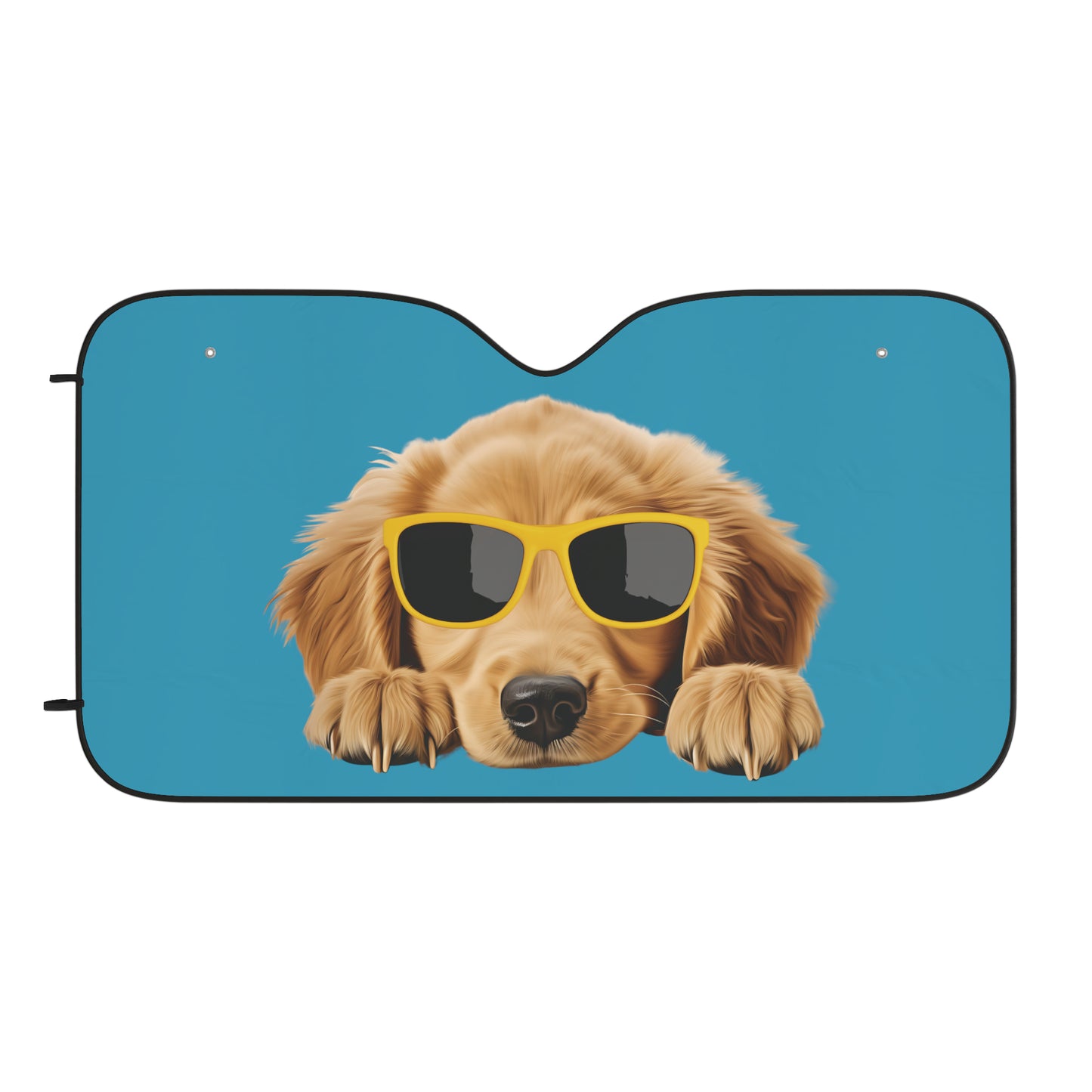 Car Sunshade - Golden Retriever