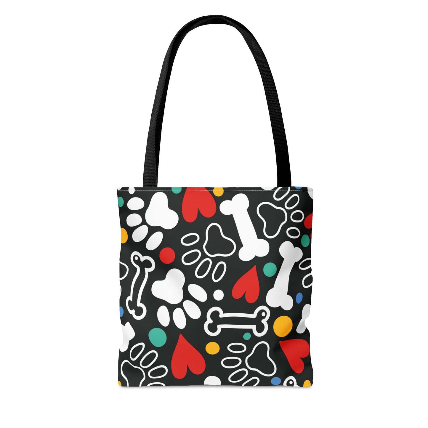 Tote Bag - AOP - Hearts and Paws