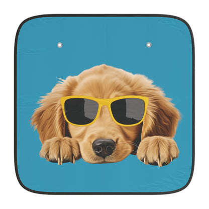 Car Sunshade - Golden Retriever